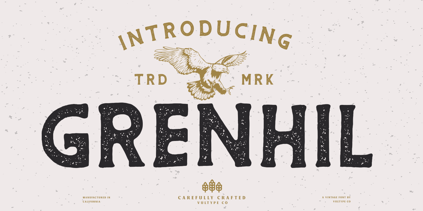 フォント The Grenhil